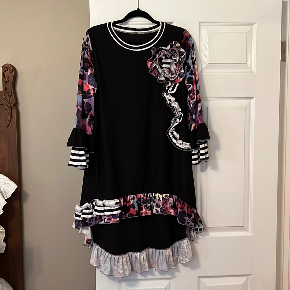 Ruffles & Mudpies high-low tunic